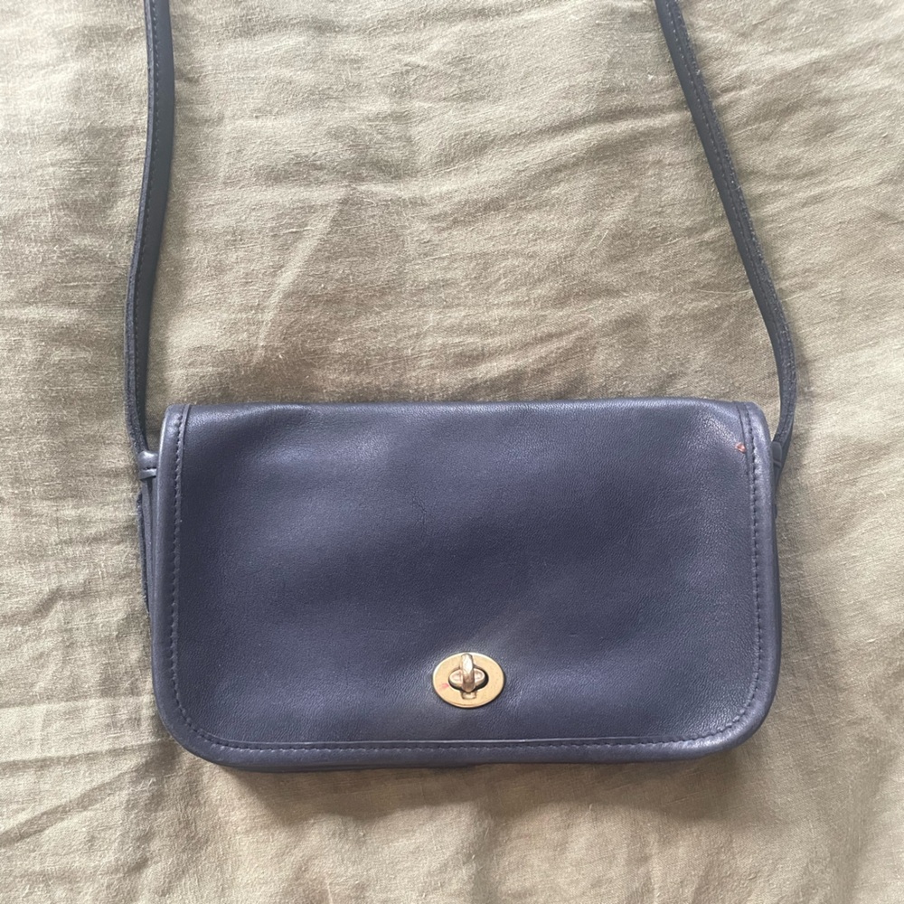 Vintage Coach Black Crossbody